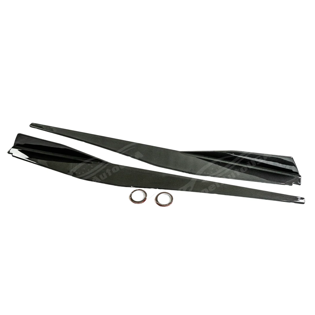 2020+ Chevrolet Corvette C8 Stingray - Z51 Style Side Skirts - Carbon Print - Image 3