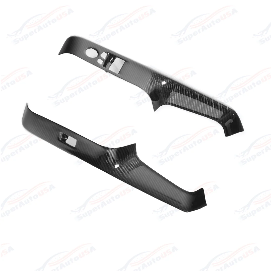 For 2020-Up Toyota Supra Carbon Fiber Side Door Panel Cover - Image 7