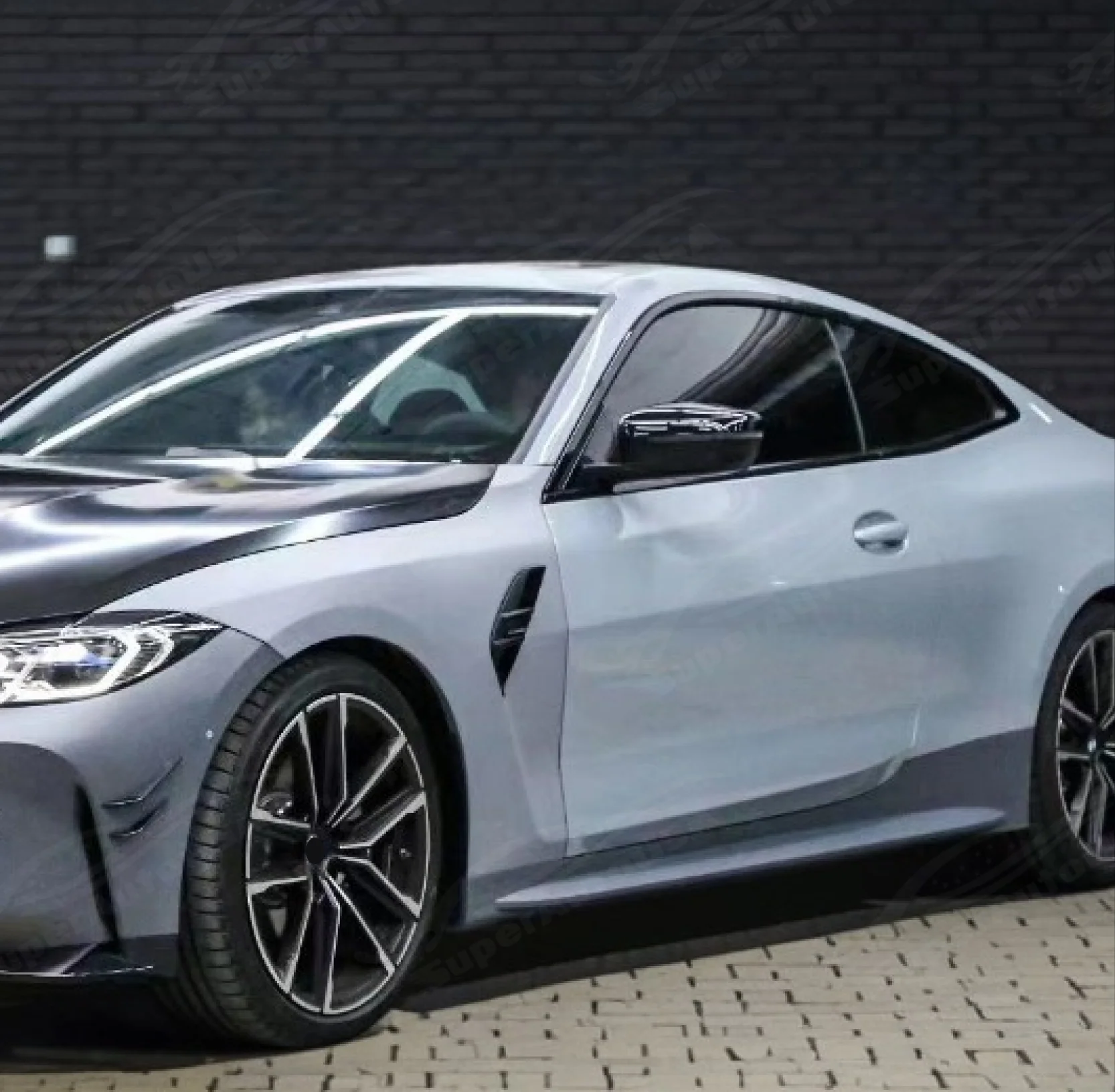 For 2021-25 BMW G22 G23 G26 M4 Style Vented Body Fenders Front Side Fenders Panel - Image 4
