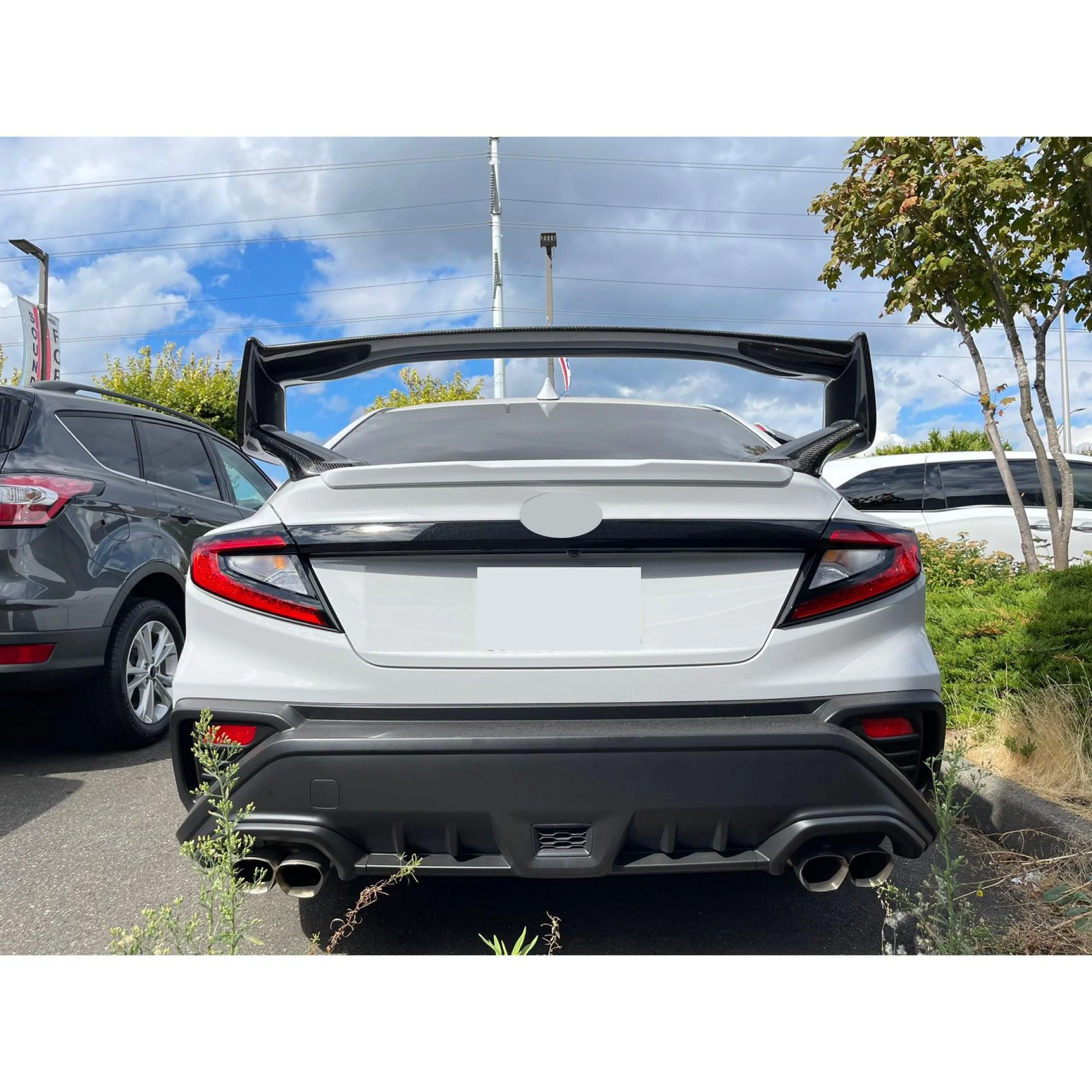 2022-2026 Subaru WRX VB - JDM OE Style Spoiler Wing - Crystal Black Pearl (D4S) / Unpainted - Image 6