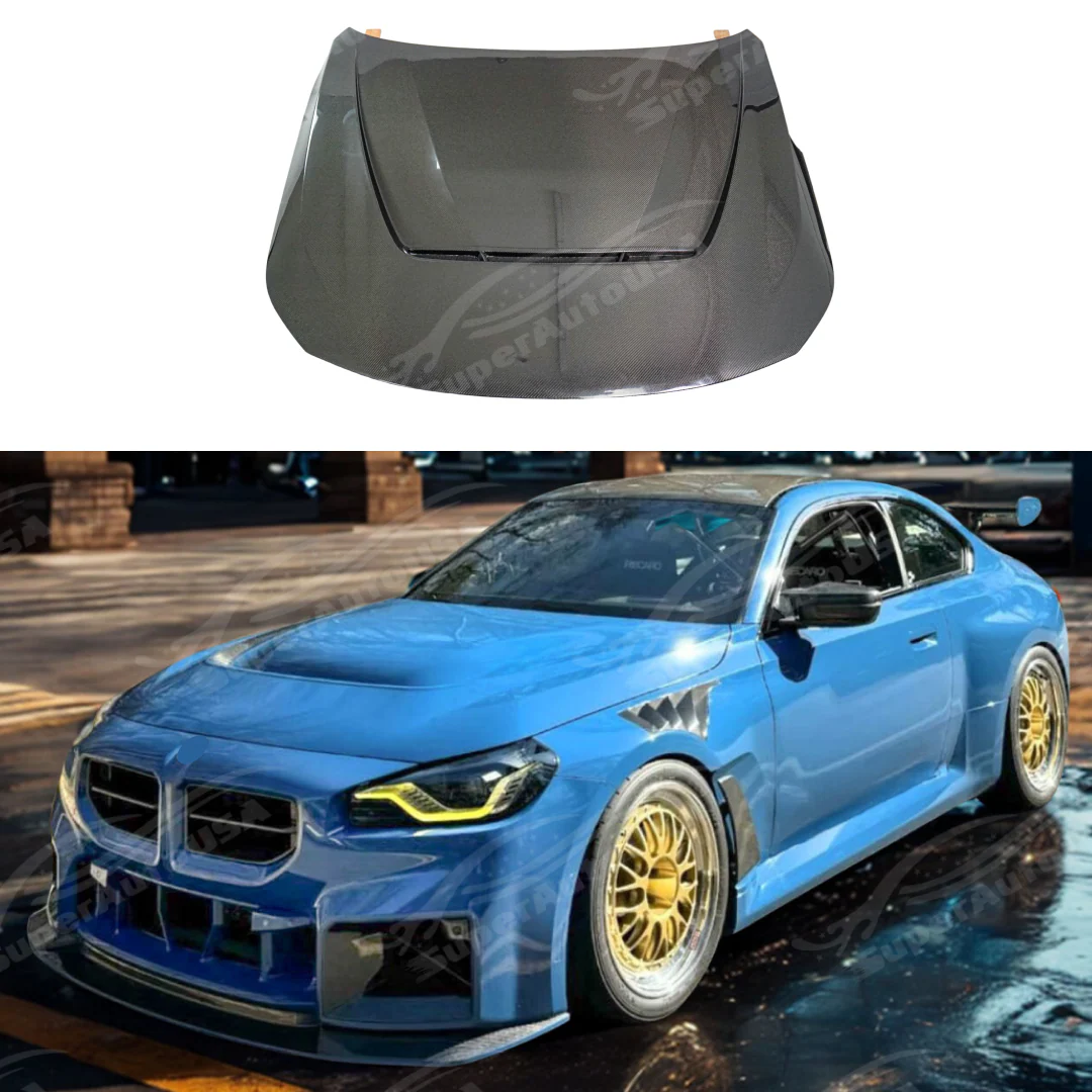 For 2022-2025 BMW G87 M2 / G42 2 Series AP Style Real Carbon Fiber Engine Hood