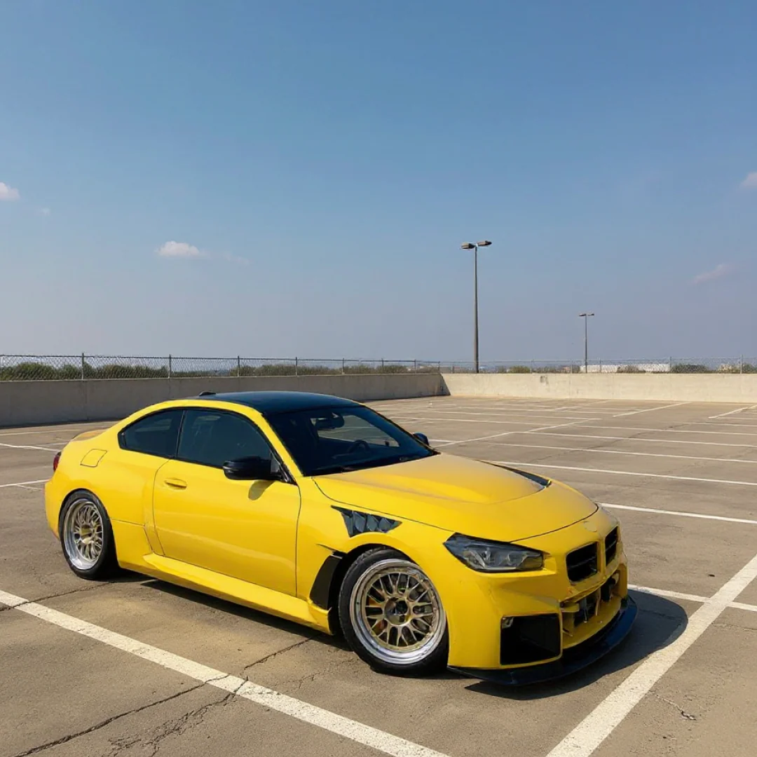 For 2022-2025 BMW G87 M2 / G42 2 Series AP Style Real Carbon Fiber Engine Hood - Image 2