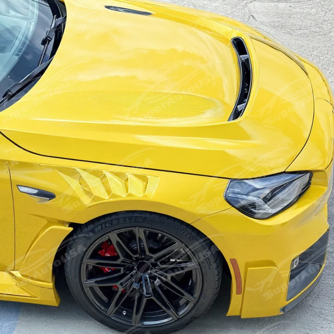 For 2022-2025 BMW G87 M2 / G42 2 Series AP Style Real Carbon Fiber Engine Hood - Image 6