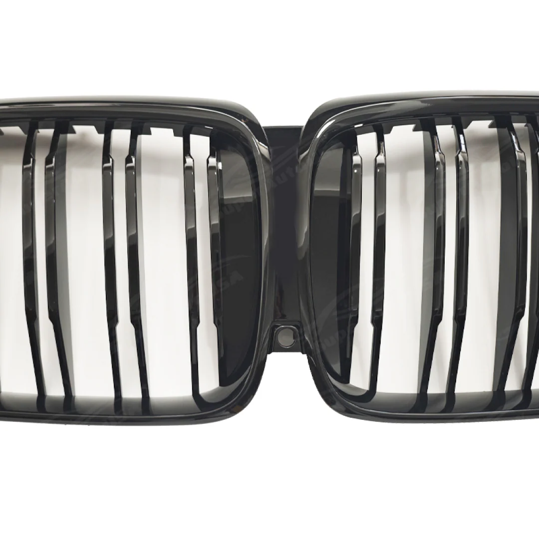 For 2023-2026-BMW X5 G05-Double Grille-Gloss Black - Image 3