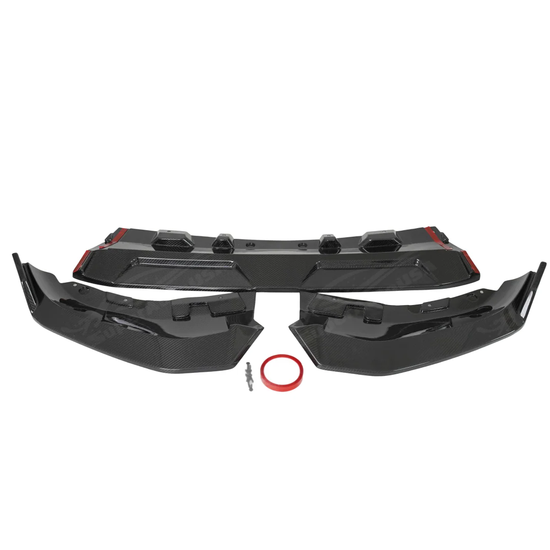For 2023-2026 BMW X7 LCI Dry Carbon Fiber Front Bumper Lip - Image 12