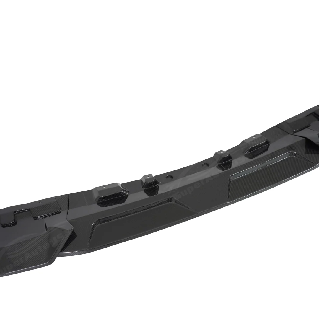For 2023-2026 BMW X7 LCI Dry Carbon Fiber Front Bumper Lip - Image 8