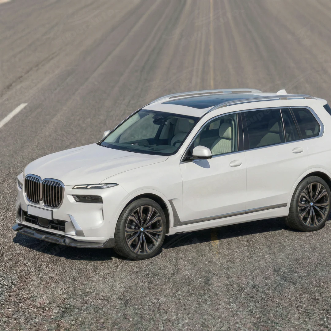 For 2023-2026 BMW X7 LCI Dry Carbon Fiber Front Bumper Lip - Image 9
