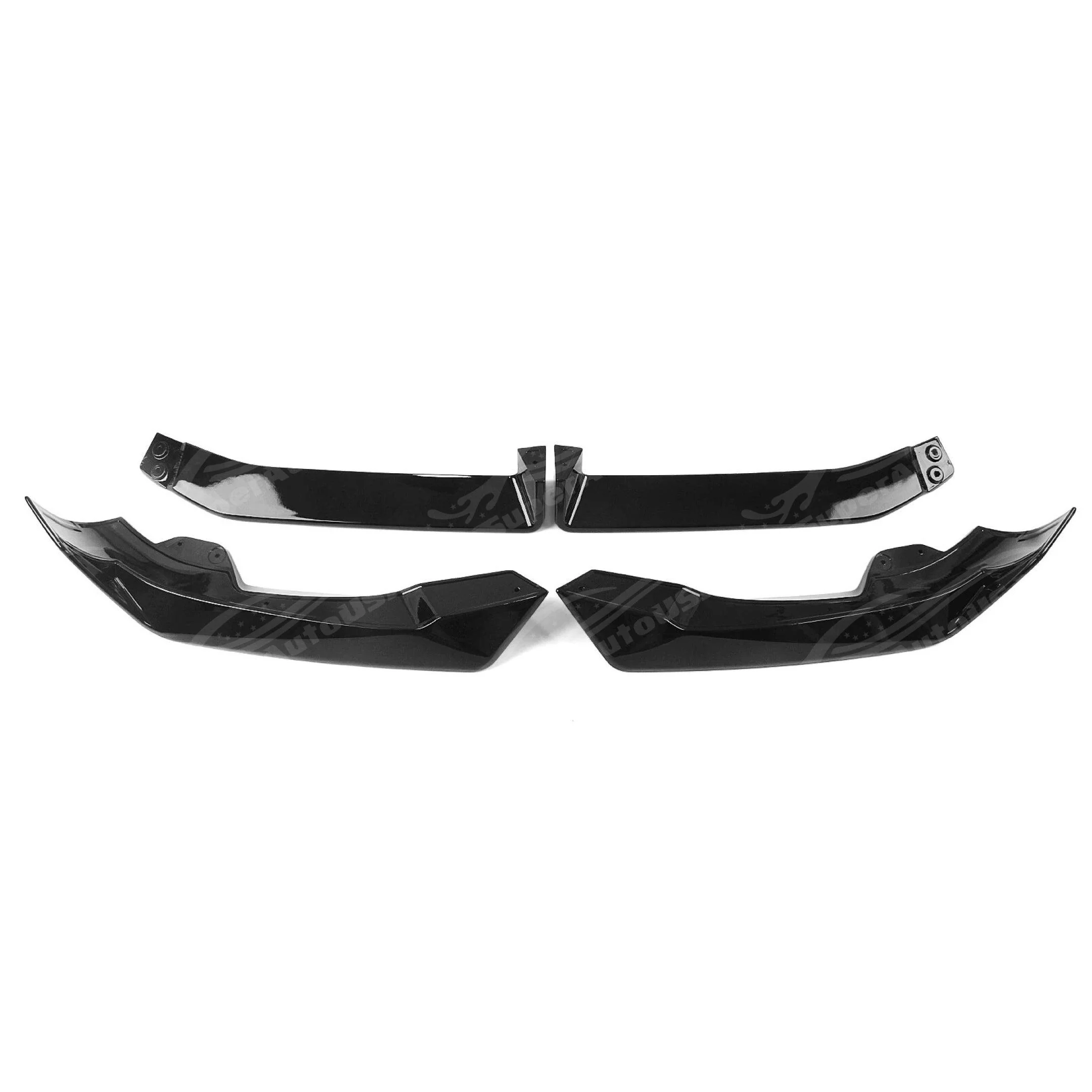 For 2024-2025 BMW X5 G05 M Sport LCI Gloss Black MP Style Front Splitter Lip Spoiler - Image 12