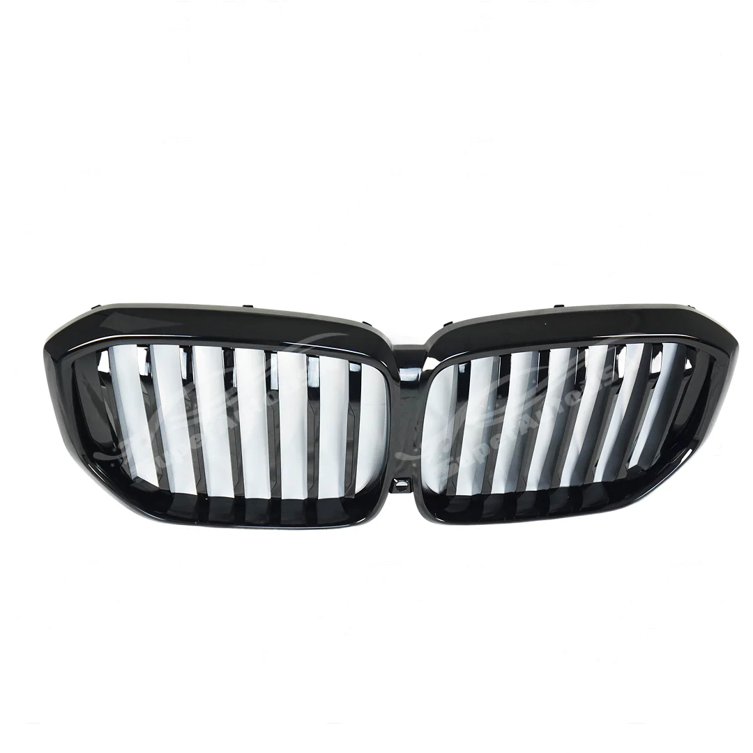 For 2024-26 BMW X5 G05 LCI M Sport Professional Style Gloss Black Shadow Line Front ornamental Grille - Image 9