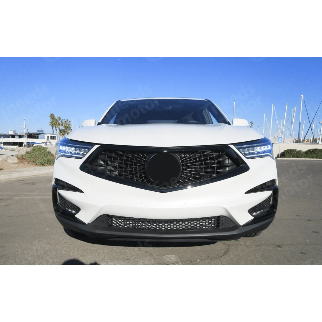 For Acura RDX 2019-2021 Gloss Black Front Bumper Upper Grill/Grille Assembly - Image 18