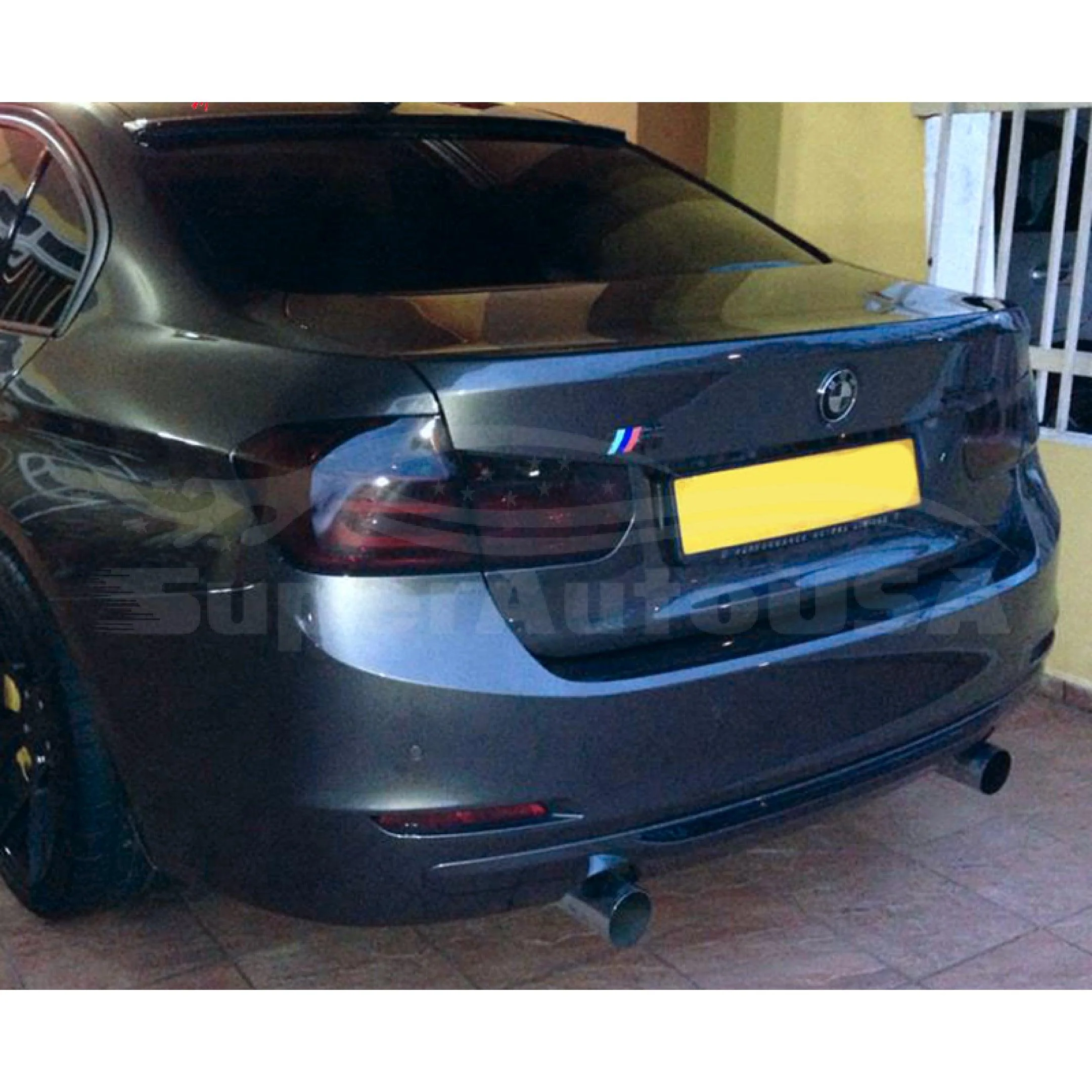 Fit 2012-2018 BMW 3 Series F30 ABS Black Rear Roof Window Visor Spoiler 3D JDM
