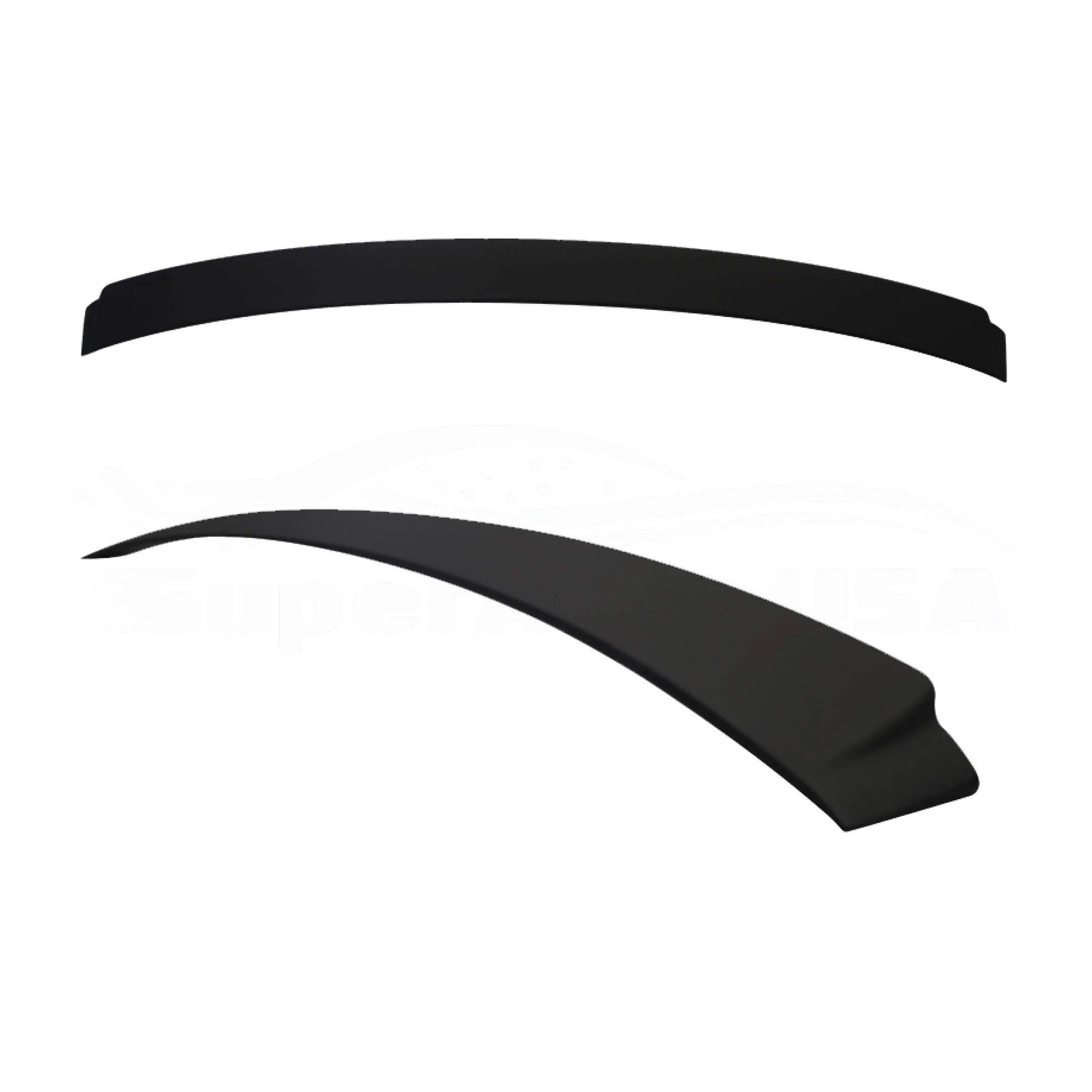 Fit 2012-2018 BMW 3 Series F30 ABS Black Rear Roof Window Visor Spoiler 3D JDM - Image 8