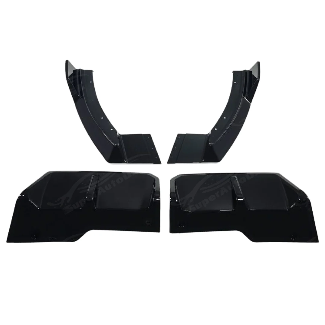 For BMW G09 XM 2023-2026 - Rear Bumper Diffuser - Gloss Black - Image 10