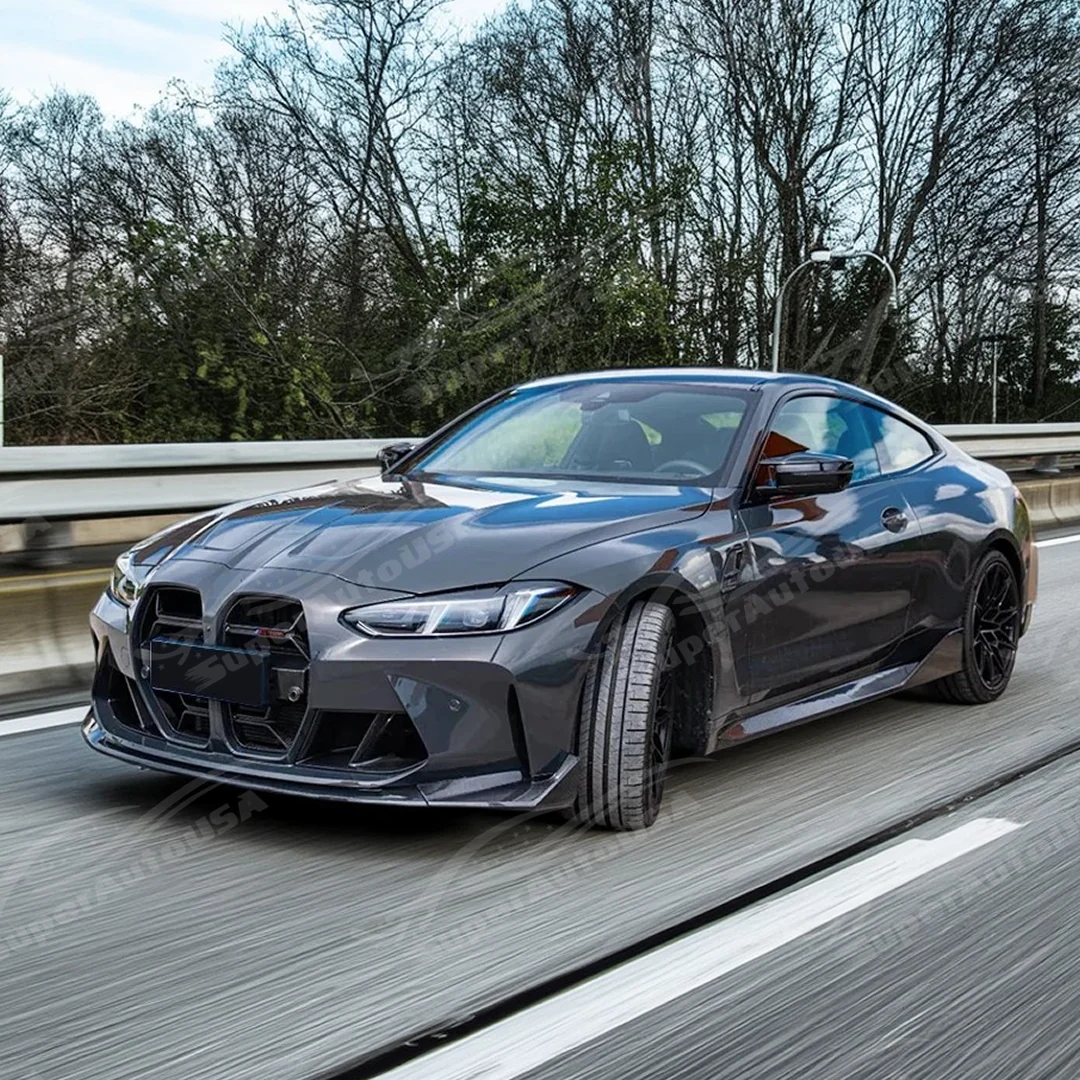 2021+ BMW G80 M3 - CS Style Front Bumper Lip Splitter - Image 6