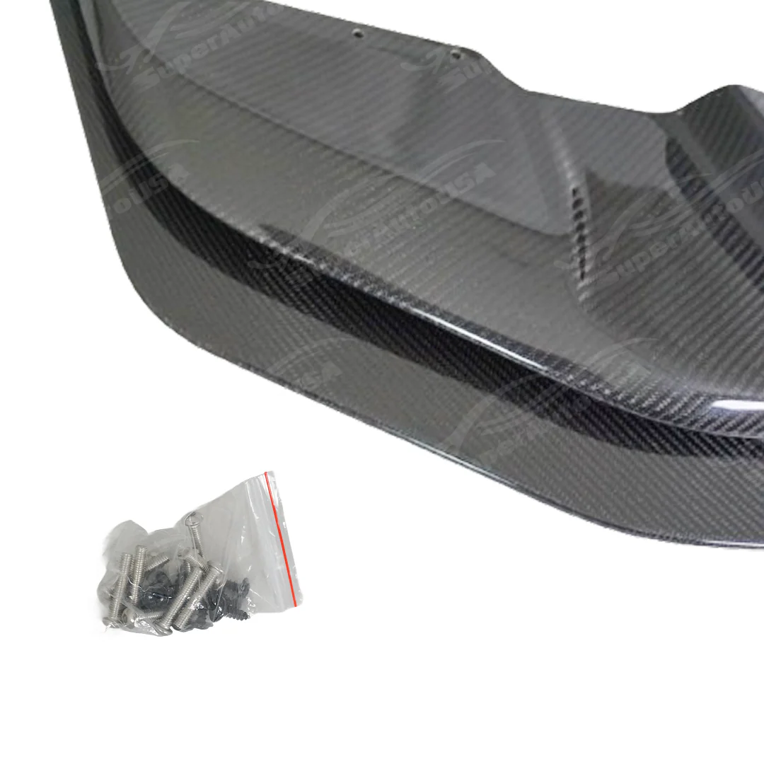 2014-2018 BMW M3 + M4 - Carbon Fiber & Fiberglass GTS Style Front Lip Splitter - Image 9