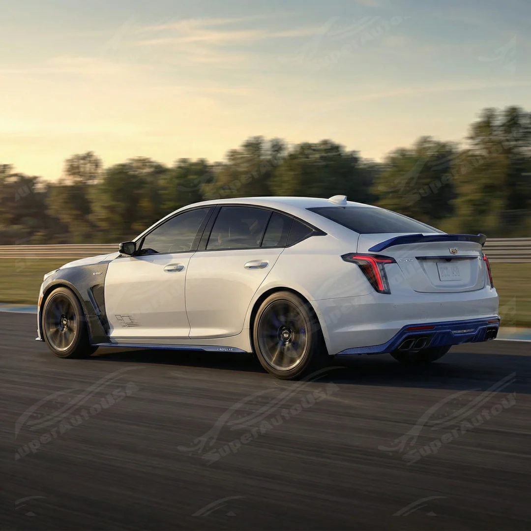 For Cadillac CT5 Blackwing 2020-2026 Real Carbon Fiber Front Body Fender - Image 5