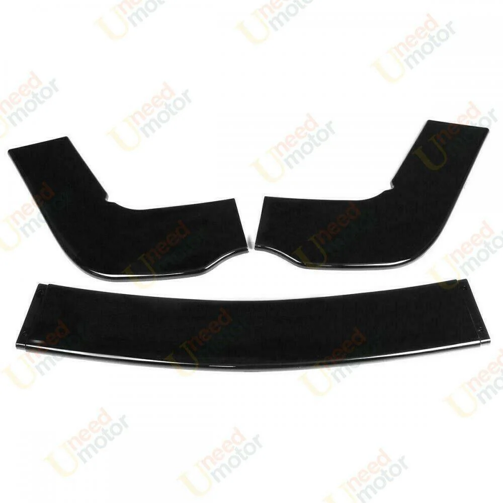 Fits 2012-2019 Dodge Challenger SXT SRT Front Bumper Lip Spoiler Splitter (Gloss Black) - Image 5