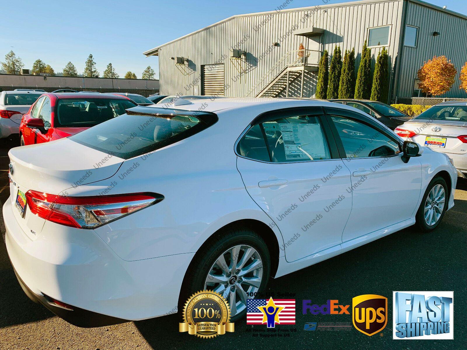 Fit 2018-2023 TOYOTA CAMRY Out-Channel Vent Window Visors Rain Sun Wind Guards Shade Deflectors - Image 4