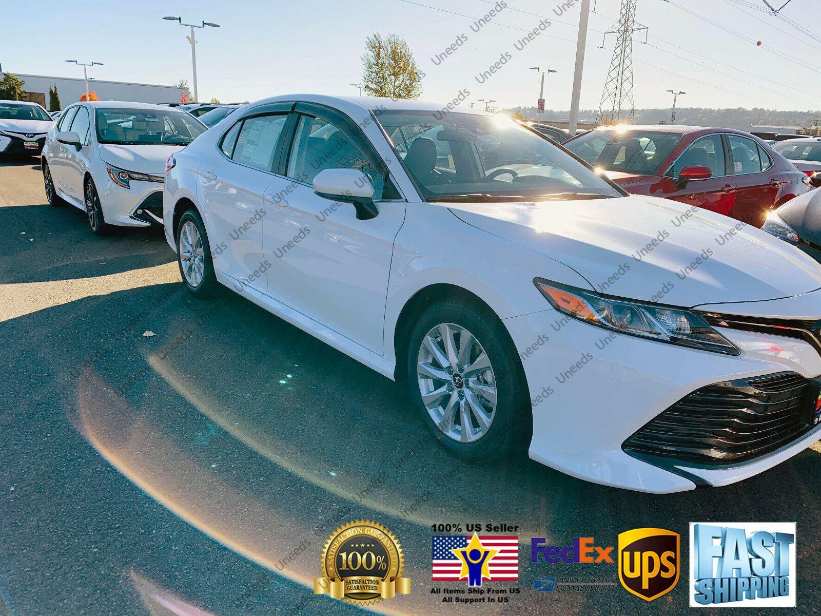 Fit 2018-2023 TOYOTA CAMRY Out-Channel Vent Window Visors Rain Sun Wind Guards Shade Deflectors - Image 7
