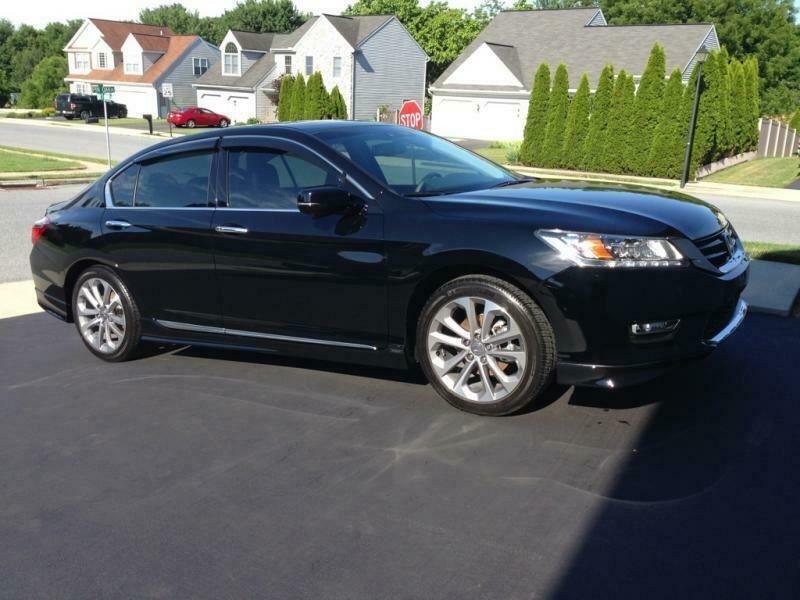 Fit 2008-2012 Honda Accord Clip-On Chrome Trim Vent Window Visors Rain Sun Wind Guards Shade Deflectors - Image 7
