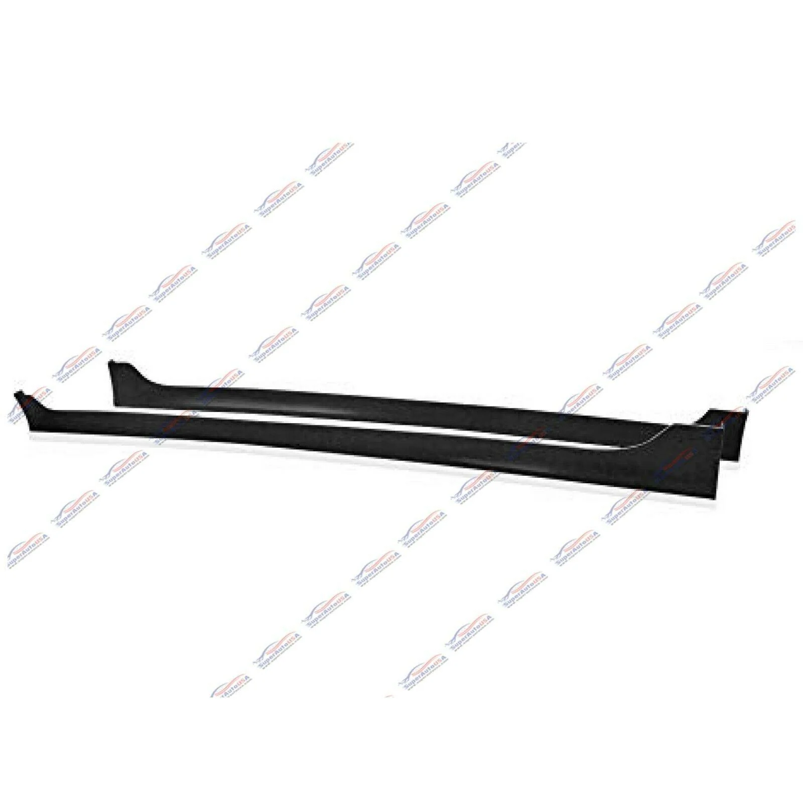 Fit 2013-2017 Honda Accord Sedan 4 Door MOD Style Side Skirts Body Kit (Unpainted Matte Black) - Image 4