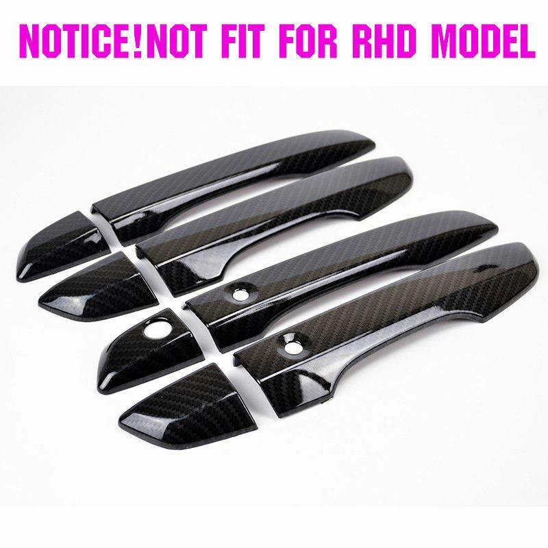 Fit 2016-2020 Honda Civic Door Handle Cover Bezel Trim (Carbon Fiber Print, Smart Holes) - Image 6