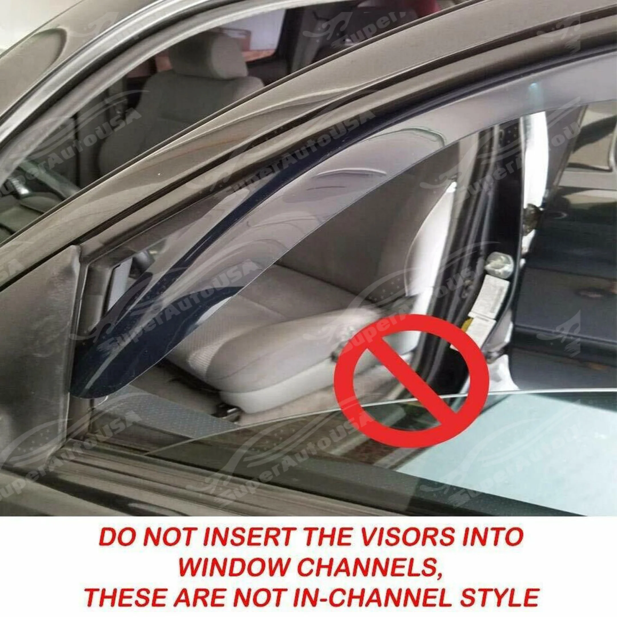 For Honda Civic 2022-2026 Carbon Fiber Print Rain Guards Side Window Deflectors - Image 12