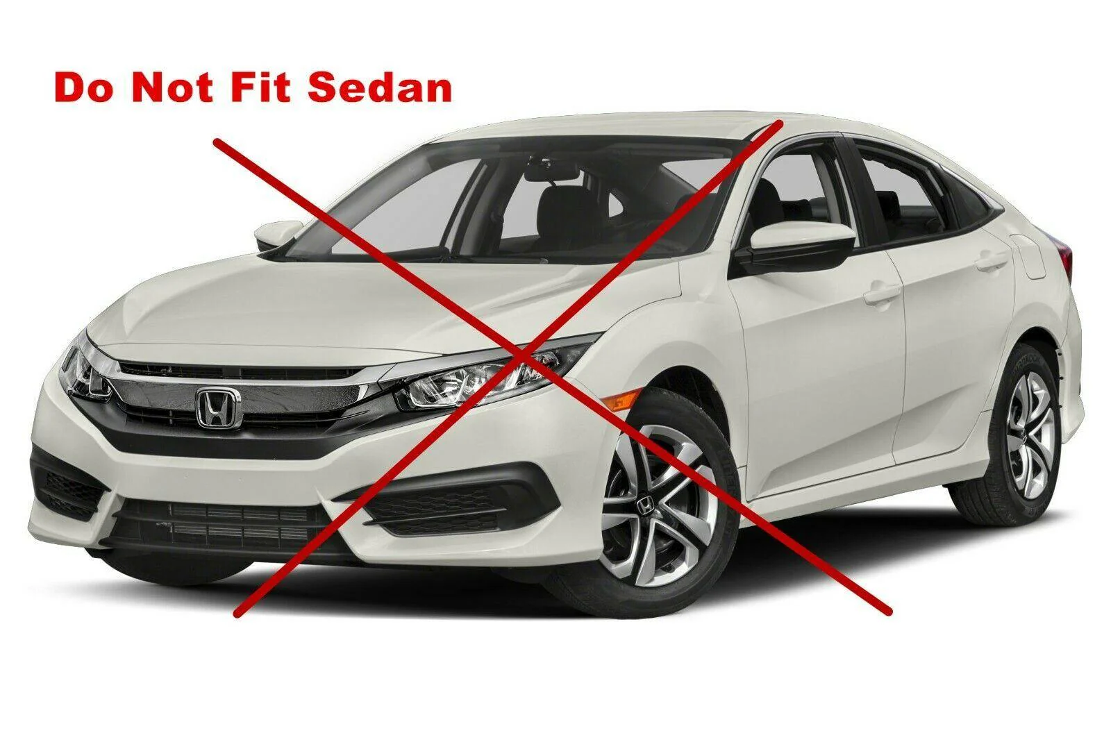Rain Guard & Visors - 3D Mugen Style | Fits Honda Civic ( 2017-2021 ) - Image 4