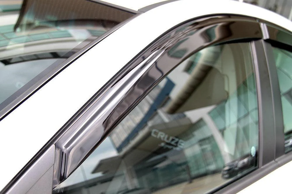 Fit 2016-2022 Honda HR-V HRV Out-Channel Vent Window Visors Rain Sun Wind Guards Shade Deflectors - Image 2