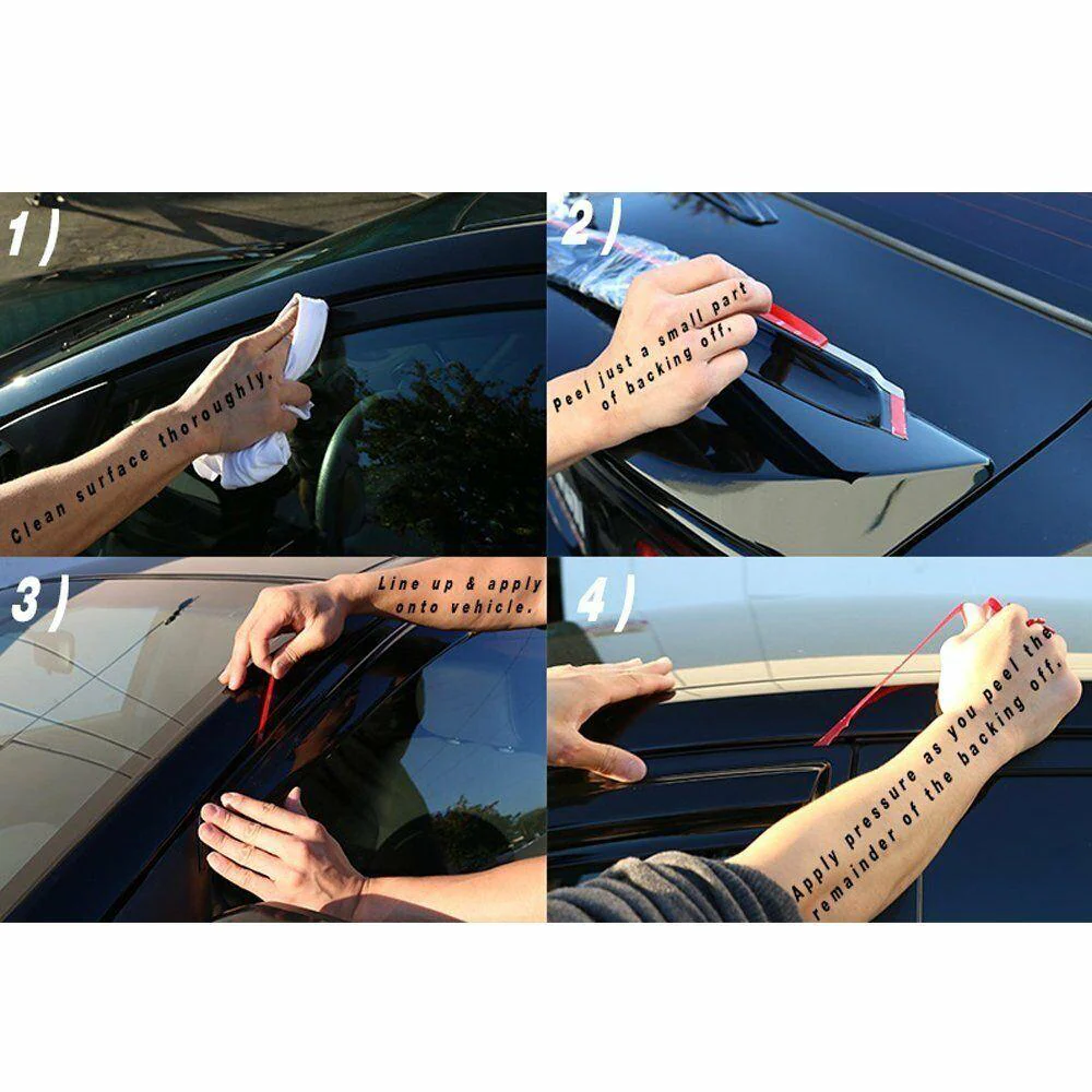 Fit 2018-2024 Honda Odyssey Out-Channel Vent Window Visors Rain Sun Wind Guards Shade Deflectors - Image 7