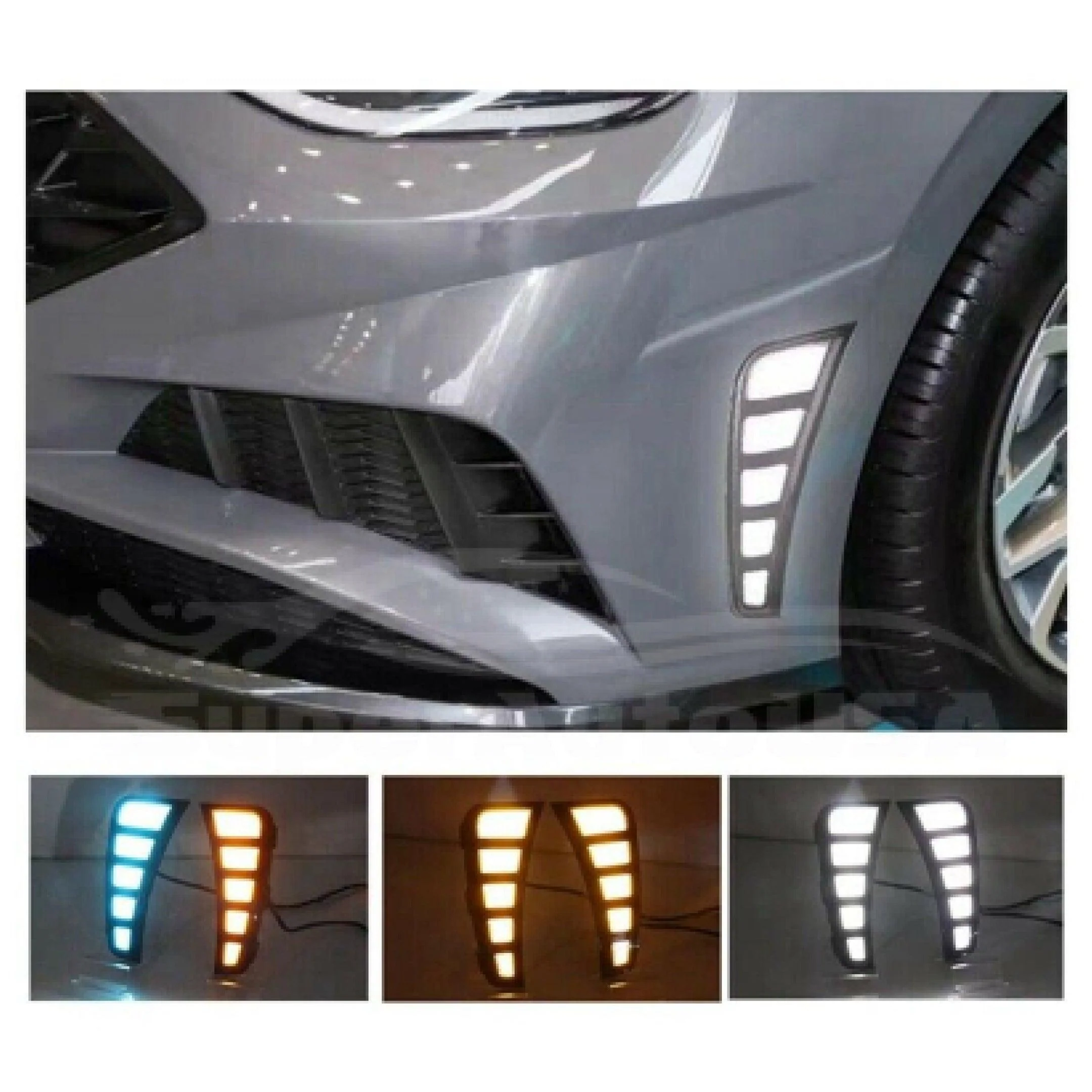 For Hyundai Sonata 2020 2021 LED DRL Daytime Running Light Turn Signal Lamp - Image 2