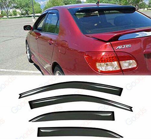 Fit 2007-2015 INFINITI G25 G35 G37 Q40 Out-Channel Vent Window Visors Rain Sun Wind Guards Shade Deflectors - Image 3