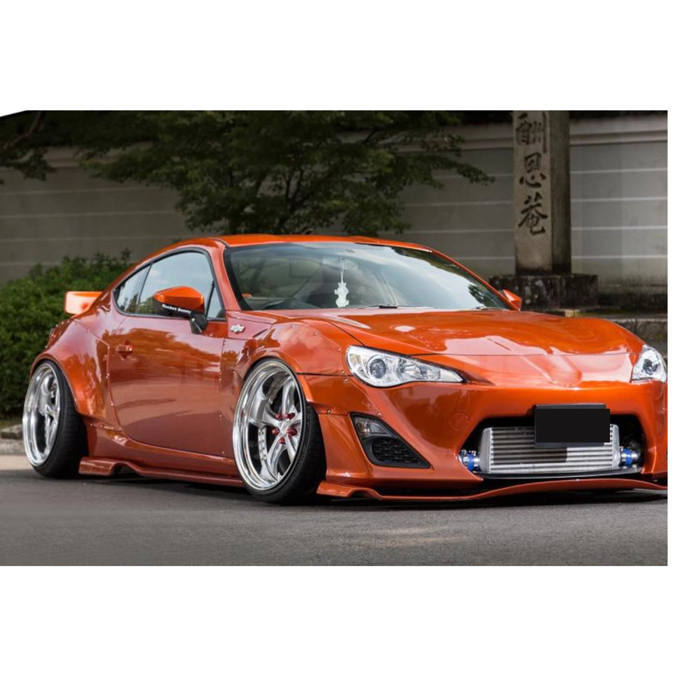 Fit 2013-2021 Subaru Scion FRS BRZ GT86 Black GR Style Side Skirts Body kit - Image 4