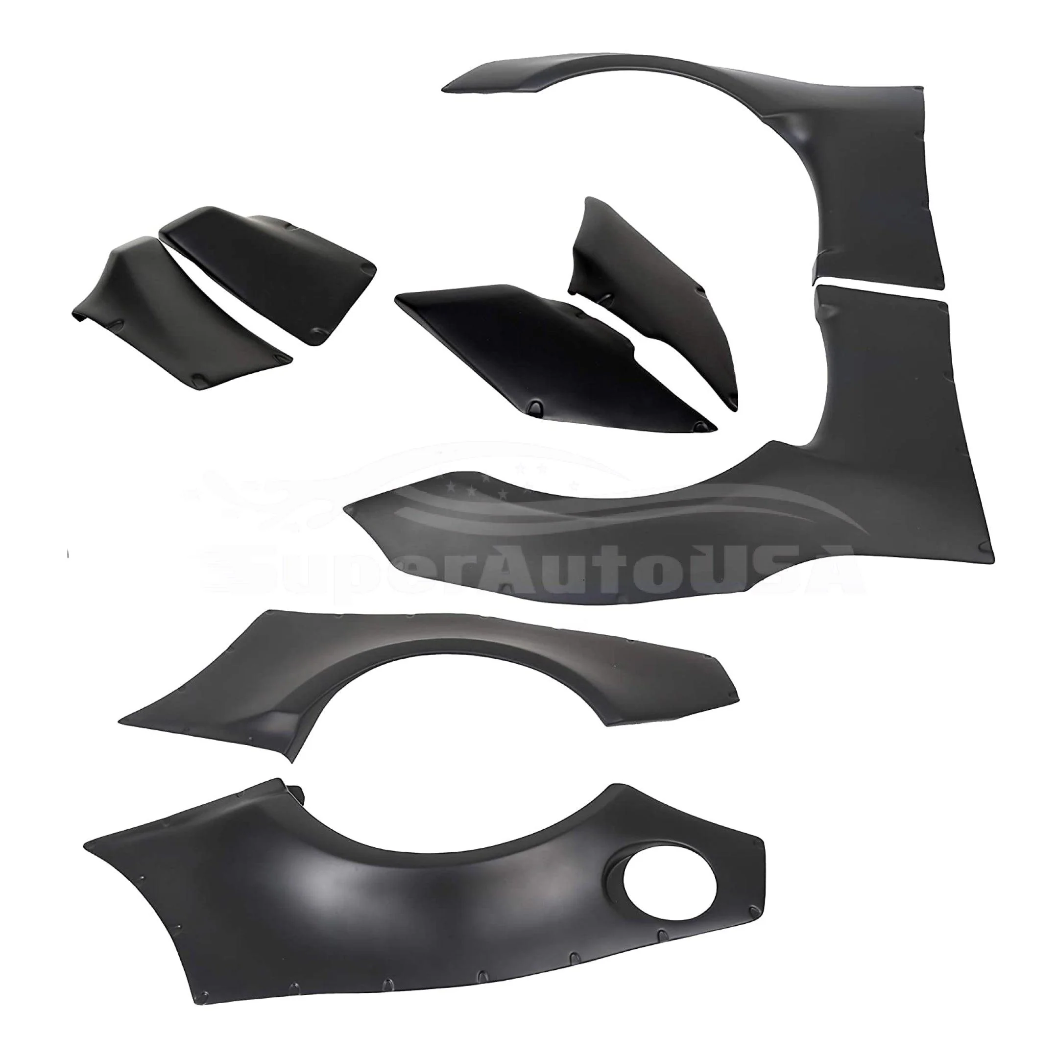 Fit 2013-2022 Subaru GT86 BRZ FR-S Wide Body 8pc Fender Flares Cover - Image 4