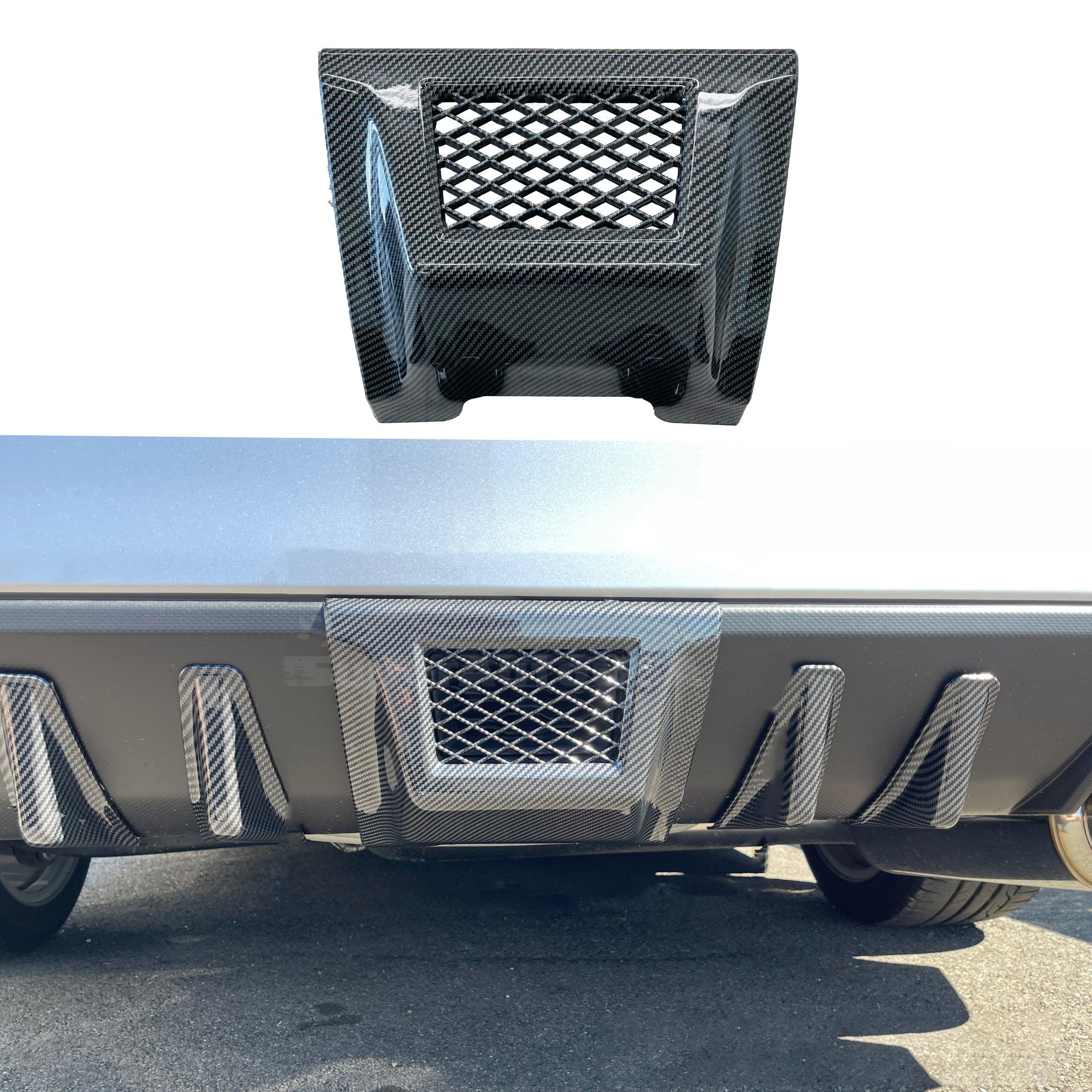 2015-2021 Subaru WRX STI VA - Rear Bumper Brake Light Cover - Carbon Print (1pc)