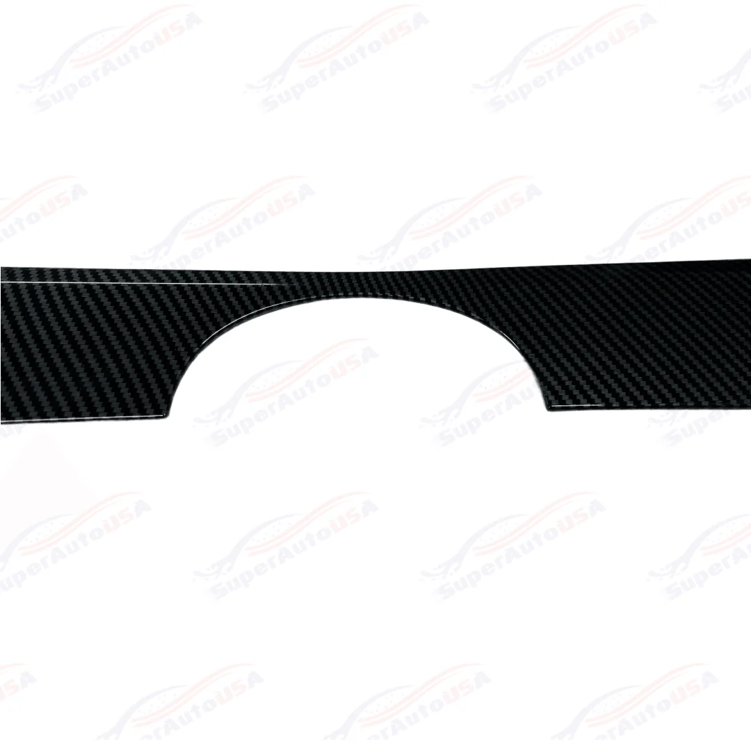 Fits 2020-2022 Toyota Highlander Rear Door Trunk Lid Decoration Latch Cover Molding Trim (Carbon Fiber Print) - Image 6