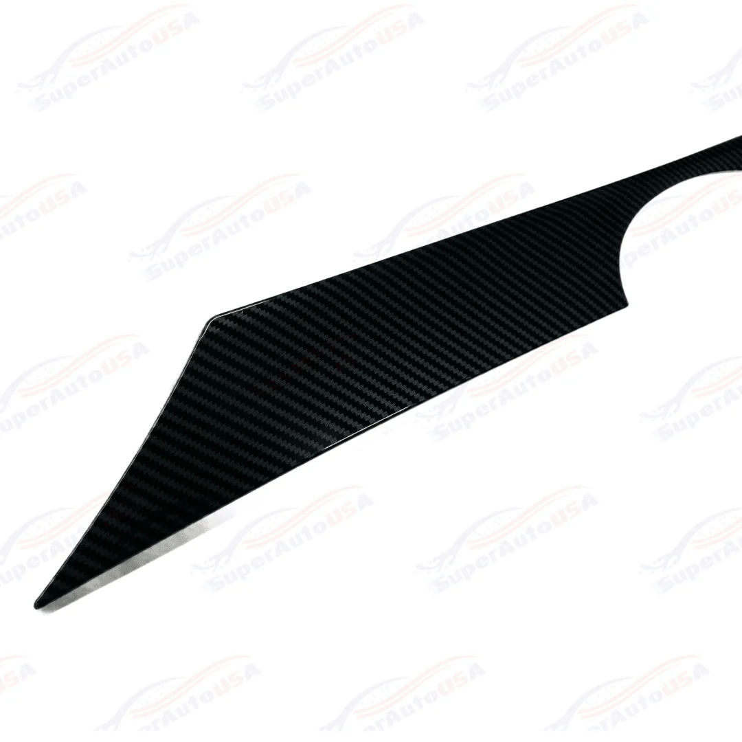 Fits 2020-2022 Toyota Highlander Rear Door Trunk Lid Decoration Latch Cover Molding Trim (Carbon Fiber Print) - Image 7
