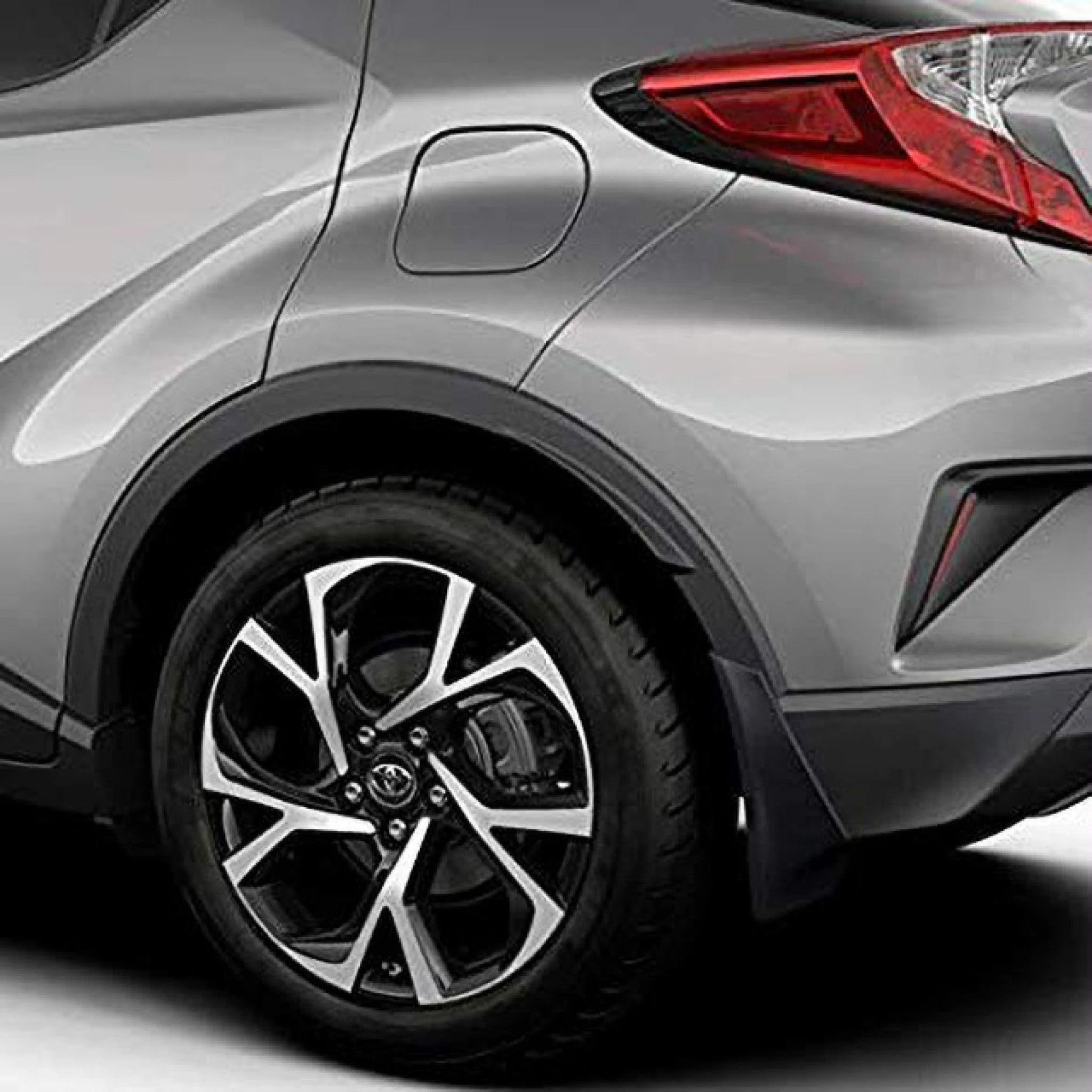 Fit 2018-2021 Toyota C-HR CHR 4pcs Black Mud Flaps Mudguard Dirt Fender Cover Set - Image 5