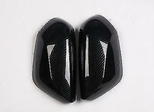 Fit 2018-23 Toyota Camry Side Door Rearview Mirror Cover Trim (Carbon Fiber Print) - Image 4