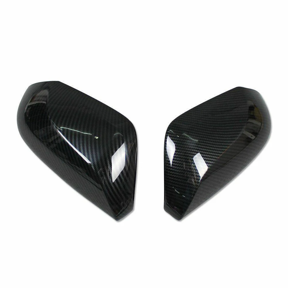Fit 2018-23 Toyota Camry Side Door Rearview Mirror Cover Trim (Carbon Fiber Print) - Image 7