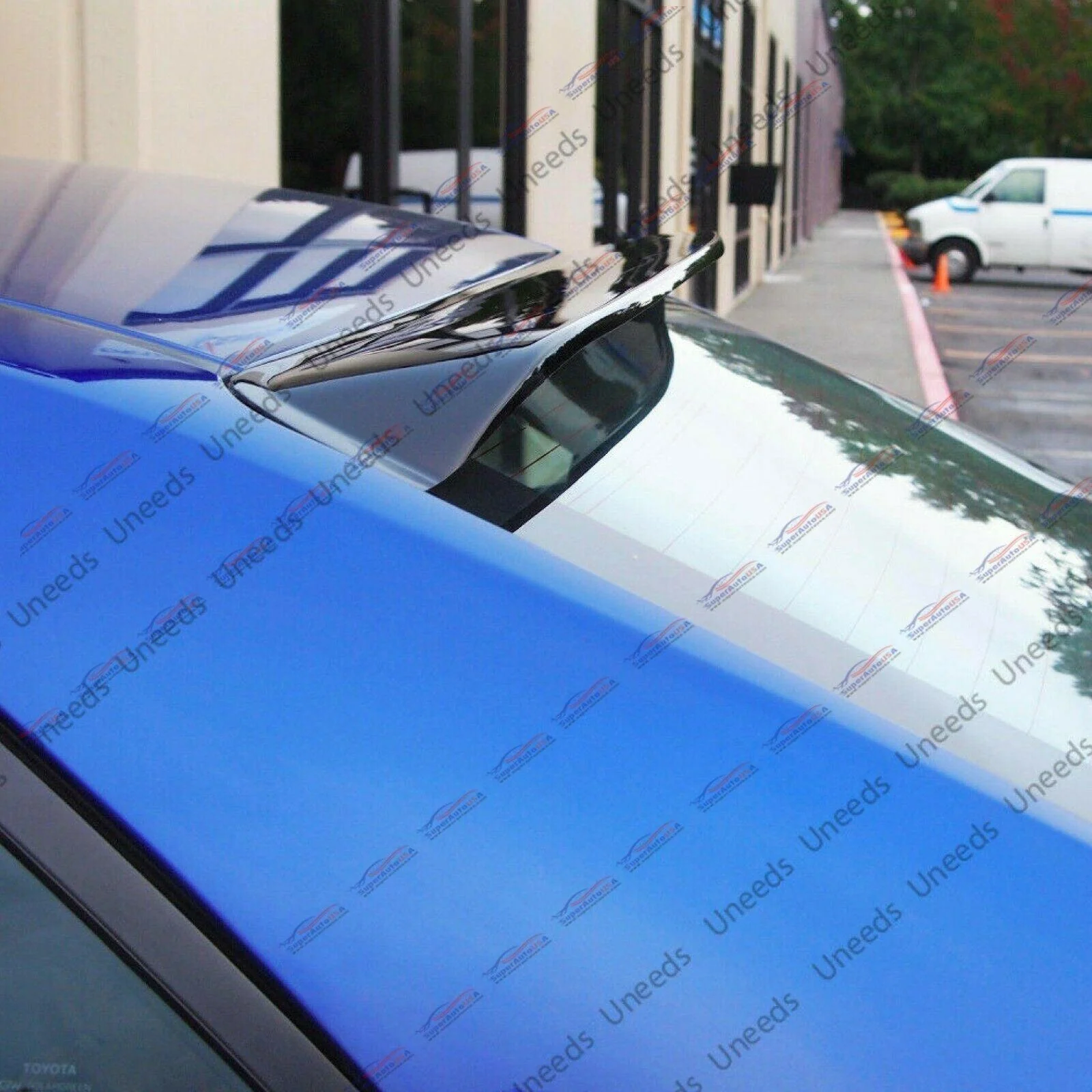 Fit 2009-2013 Toyota Corolla Sedan Rear Roof Window Spoiler Deflector - Image 3