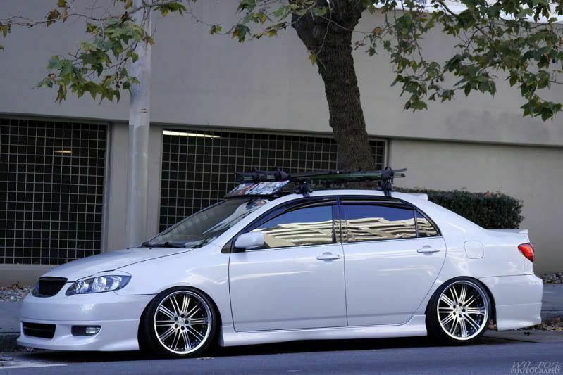Fit 2014-2019 Toyota Corolla 3D Mugen Style Vent Window Visors Rain Sun Wind Guards Shade Deflectors - Image 6