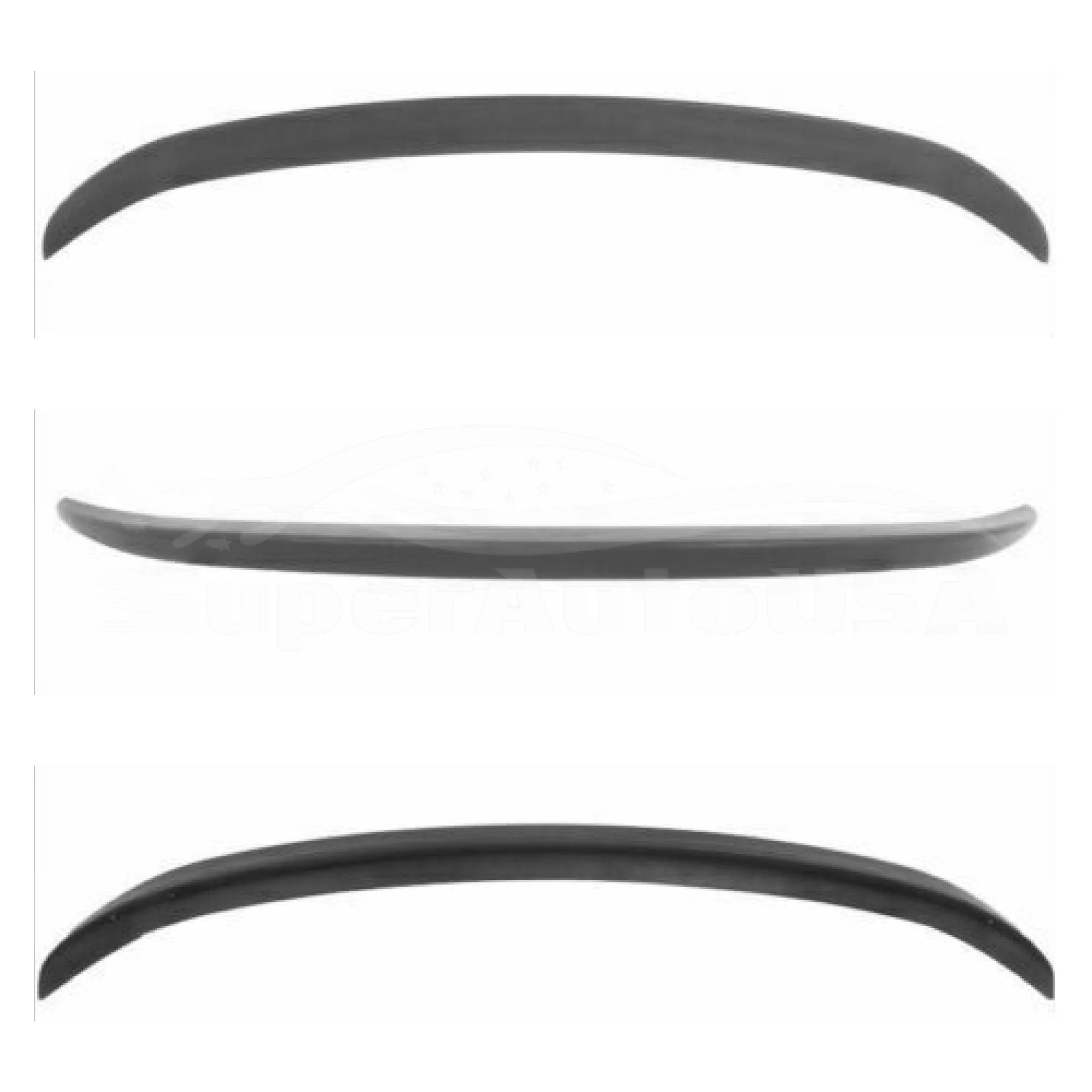 Fit 2014-2019 Toyota Corolla OE Style Rear Trunk Spoiler Wing (Unpainted / Matte Black) - Image 4