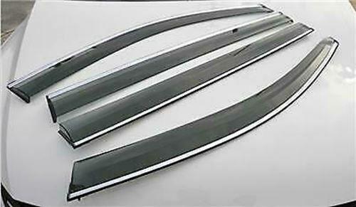 For Toyota Corolla 2020-2026 Chrome Trim Window Visor Rain Wind Guard Shade Deflector - Image 6