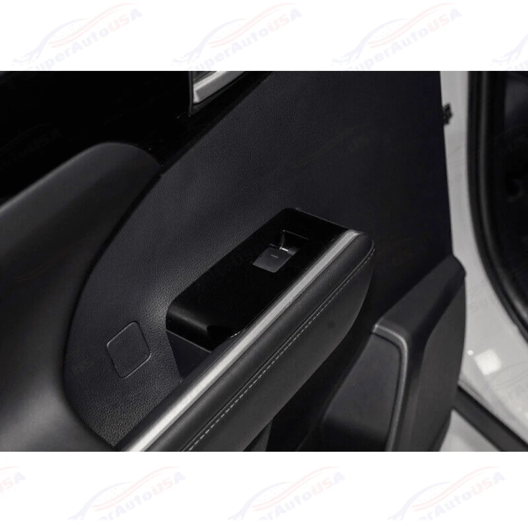 Fit 2020-2024 Toyota Highlander Interior Window Switch Panel Trim (Carbon Fiber Print) - Image 5