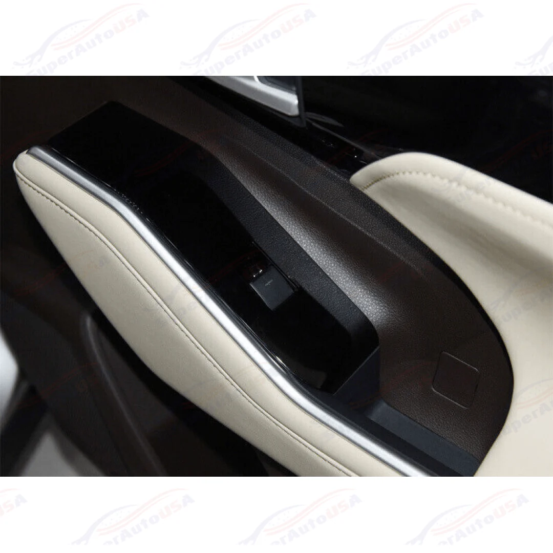 Fit 2020-2024 Toyota Highlander Interior Window Switch Panel Trim (Carbon Fiber Print) - Image 6