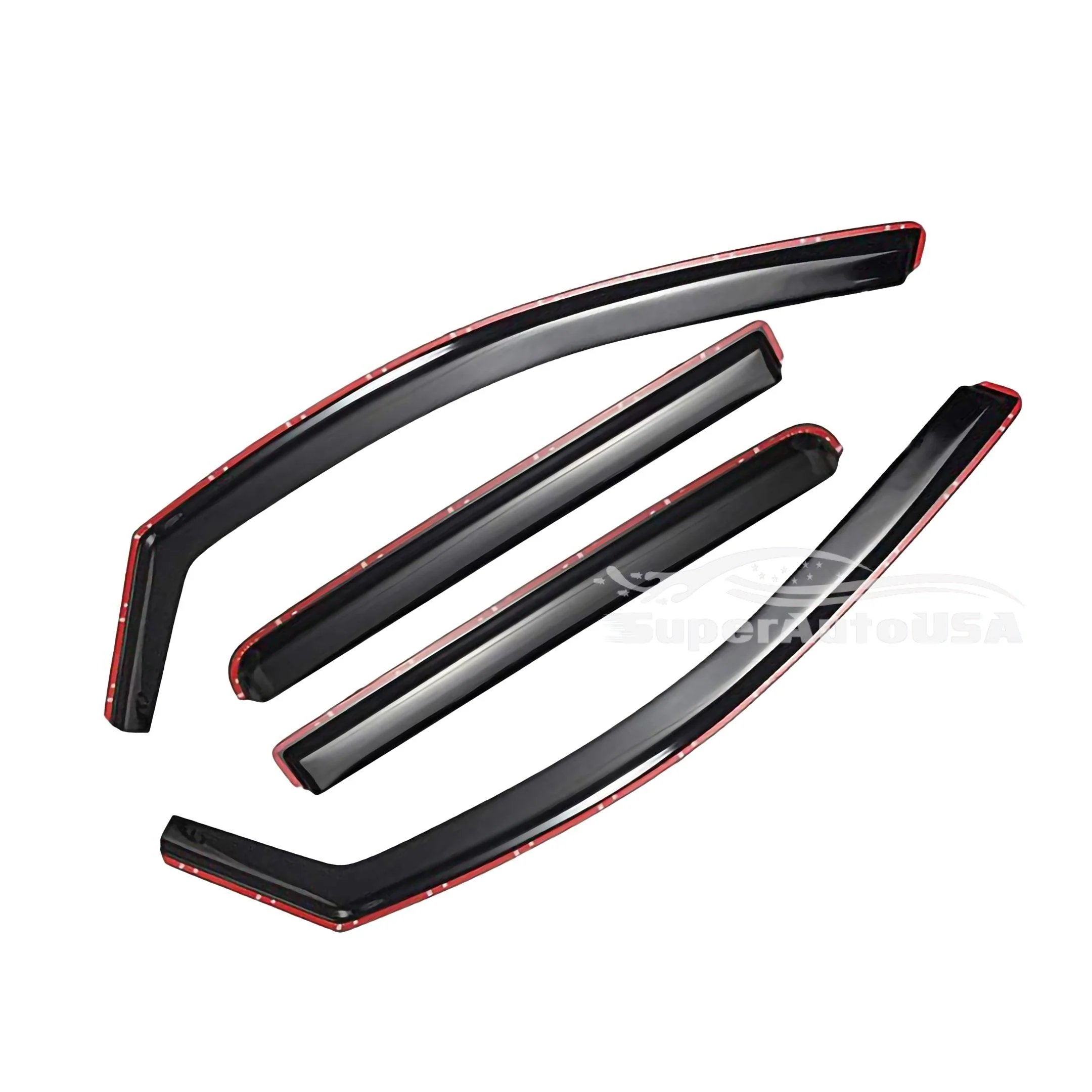 Fit 2020-2025 Toyota Venza In-Channel Vent Window Visors Rain Sun Wind Guards Shade Deflectors - Image 5