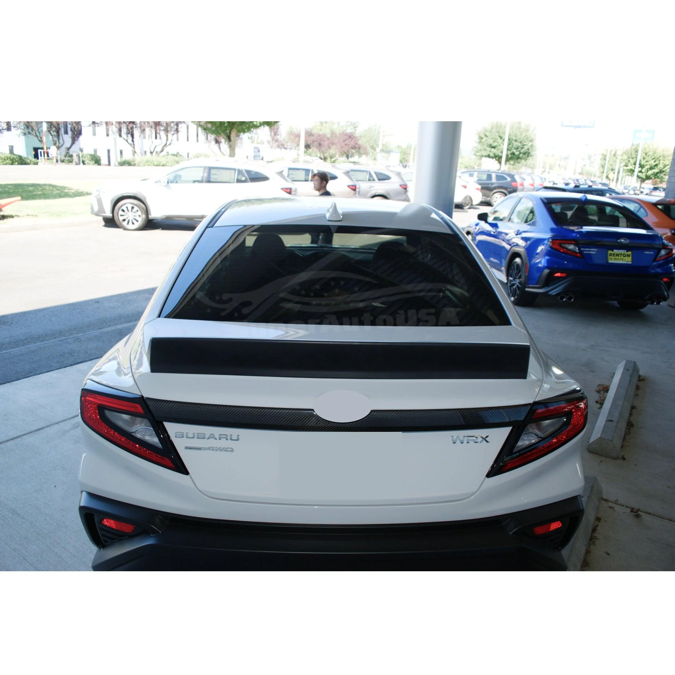 2022-2026 Subaru WRX VB - HighKick Duckbill Rear Spoiler Wing - Solar Orange Pearl (WCL) - Image 10