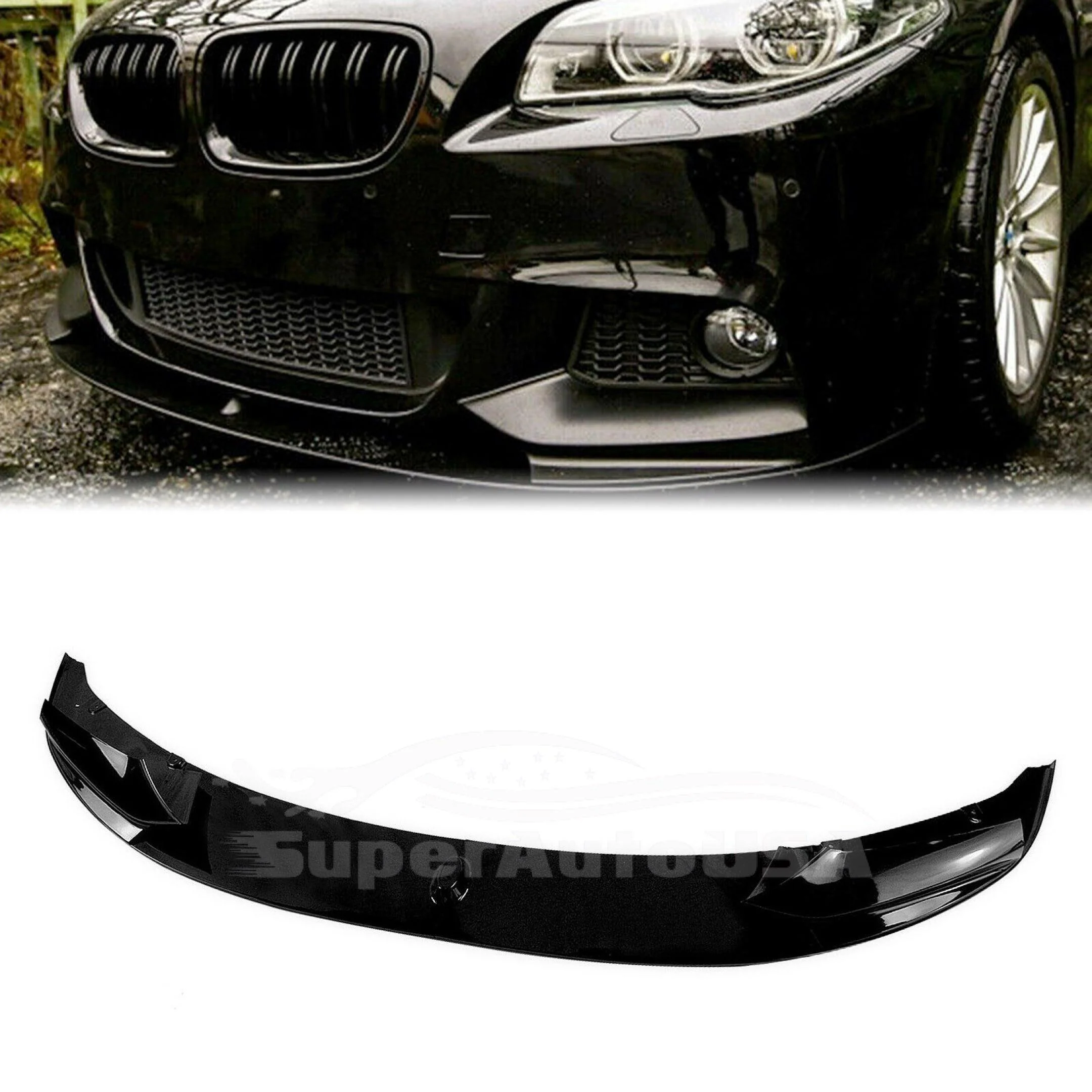 Front Lip & Spoiler | Fits BMW F10, 5 Series M Sport (2011-2016) - Image 4