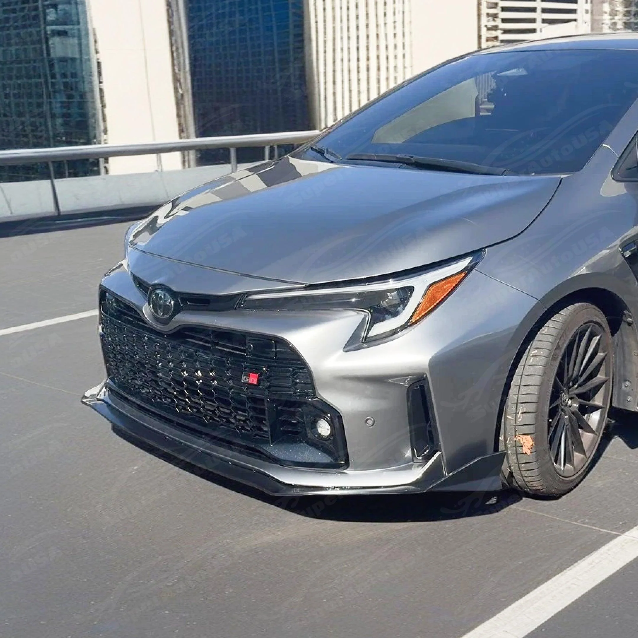 2023-2024 Toyota GR Corolla - GRC Style Front Lip Splitter - PU 1pc - Image 5